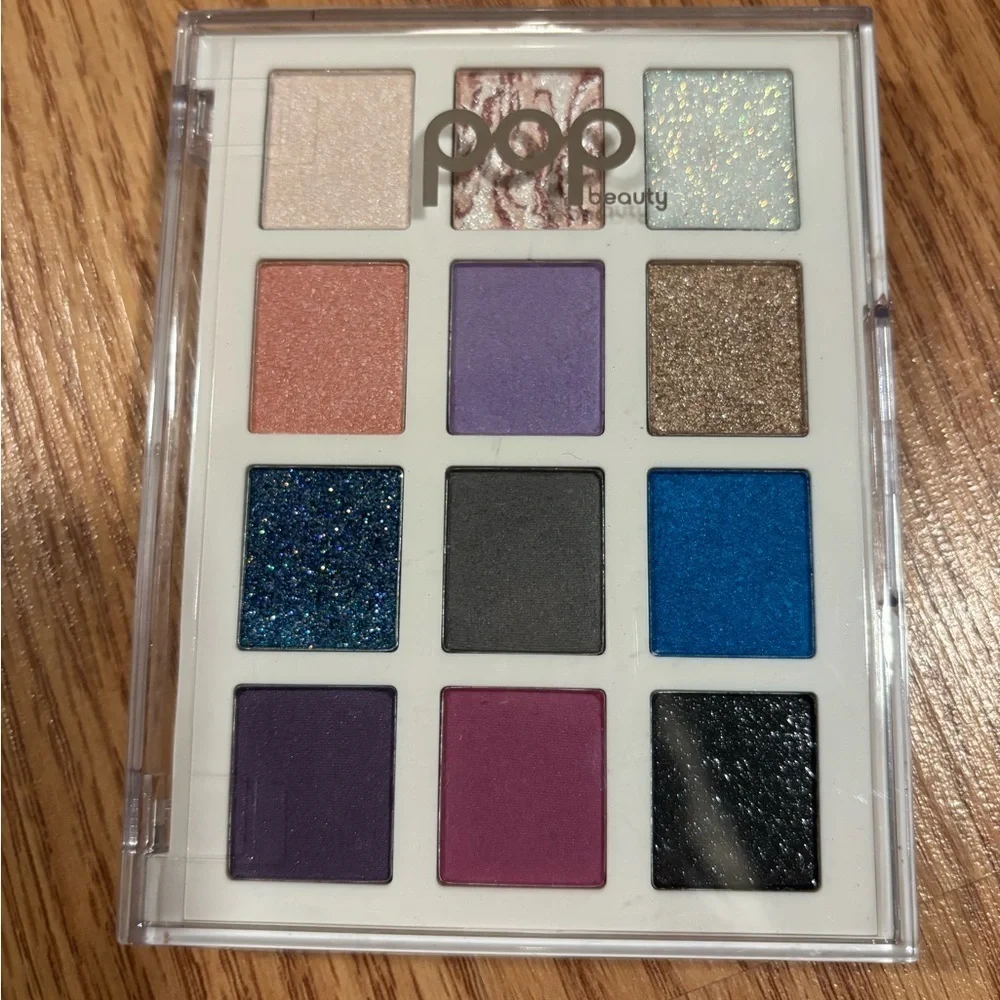 NWB POP Beauty LIGHTSHOW PALETTE SLAY Eyeshadow Palette, 12 Shades